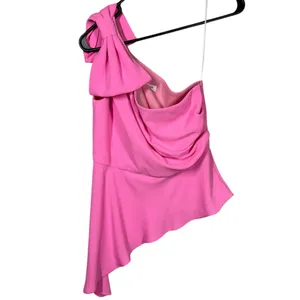 Amanda Uprichard Panama One Sleeve Top Size Small thumbnail 2