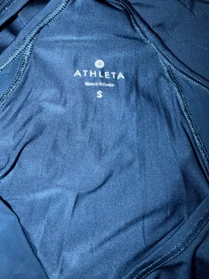 Athleta Navy Racerback Athletic Tank Top Size S thumbnail 5