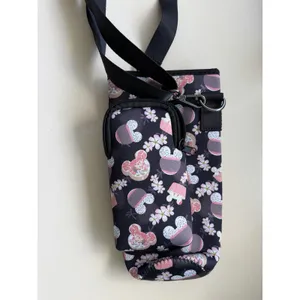 Marnzaza Black Pink Minnie Musubi Hawaiian Drink Bag Mouse-Subi Neoprene thumbnail 4