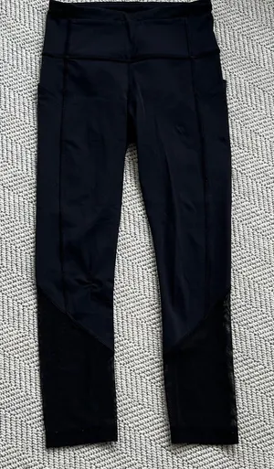 lululemon athletica Black Performance Leggings (Flawed) thumbnail 1