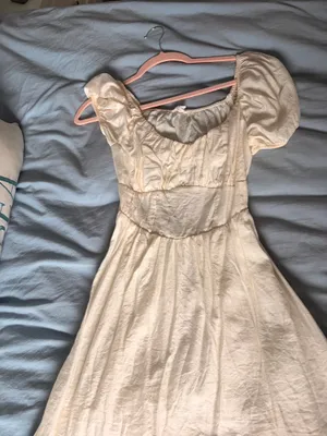 Blue Pepper White Dress Flowy thumbnail 2