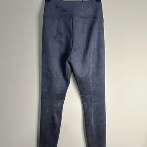White House Black Market Gray leggings size 4 suede like feel thumbnail 2