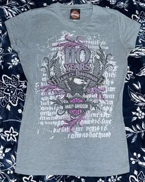Harley Davidson 110 Years Barnett El Paso, TX Baby Tee 16-18” P2P thumbnail 1