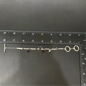 SWAROVSKI Crystal Swan Signed Silver-tone Toggle Bracelet 12.2g. thumbnail 6