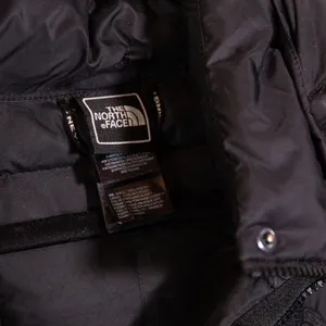 The North Face Women's Quilted Puffer Goose Down Blend Fill Midi Jacket Black S thumbnail 2