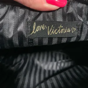 Victoria’s Secret Plaid Cosmetic Bag with Patches thumbnail 6