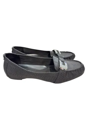 Calvin Klein Flats Women KADYN 10M Black Slip On Casual Shoes EUC thumbnail 4