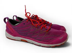 Merrell Womens Barefoot Trail Running Shoes Purple Grenadine 9.5 Vibram Sole thumbnail 1