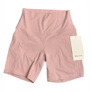 Lululemon Women’s Align HR Shorts 6” Size 6 PKHZ Pink Haze New w/tag thumbnail 1