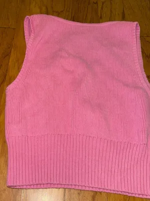 Brand New PacSun LA Hearts Knit Light Pink Crop Top Women’s Size Large thumbnail 8