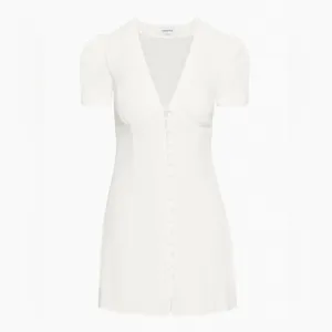 SUNDAY BEST ARITZIA Sandrine Mini‎ Dress Light Birch White Size 12 thumbnail 2