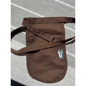 Hooters Waitress Apron Utility Pocket Waist Pouch Brown Orange‎ Logo thumbnail 3