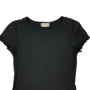 Altard State Black Crop‎ Top Medium Short Sleeve Y2K Edgy Streetwear Night Out thumbnail 2