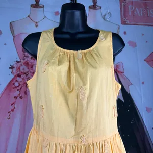 J. Crew Yellow Sleeveless Tiered Sundress 4 thumbnail 9