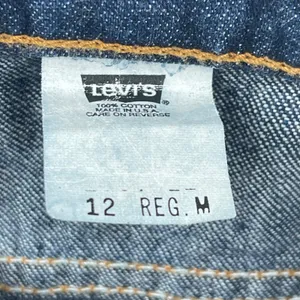 Vintage 90s Levi's 664 Jeans USA Made High Rise Mom Tapered Denim 30x28‎ 12 M thumbnail 8