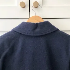Double Breasted Classic Navy Blue Wool Peacoat, sz. XS thumbnail 11