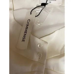NEW Commense Ivory Silky Satin Sleeveless Button Up Crop Corset Cami Tank Top XS thumbnail 6