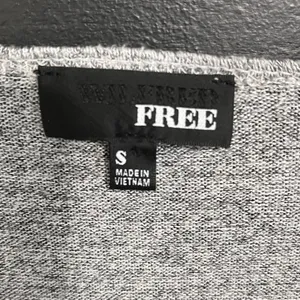 WILFRED FREE Long Sleeve Silver Gray Wrap Top Women’s Shirt Sz S EUC thumbnail 3