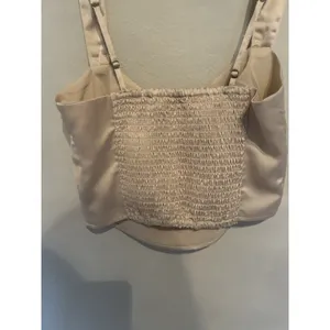 Abercrombie & Fitch Satin Style Corset Crop Top Size XS Party Summer Vacation thumbnail 3