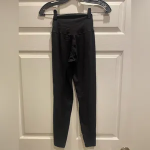 Aerie Black High-Waisted Leggings thumbnail 2