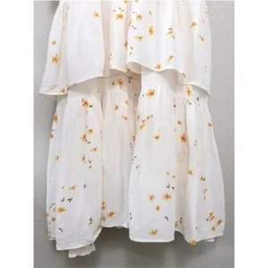 NWT Reformation Foxglove Tiered Ruffle Maxi Dress 2 Opium Floral Georgette thumbnail 7