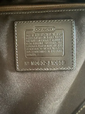 Coach Signature Shoulder Satchel Tote Bag Brown thumbnail 2