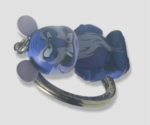 Disney Vinylmation rare keychain Cave of Wonders Aladdin HTF chaser tiger purple thumbnail 1