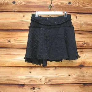 NWT Zara Tweed Sequin A Line Mini Skirt thumbnail 7