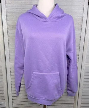 Pullover Hooded Sweatshirt Purple thumbnail 1