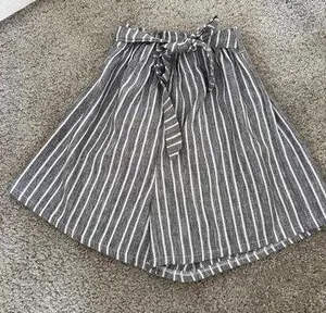Cotton Blend Striped Shorts small Blue thumbnail 1