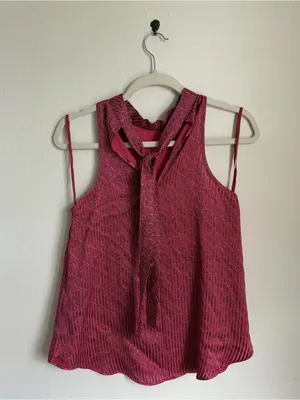 Maeve by Anthro Pink Blouse thumbnail 4