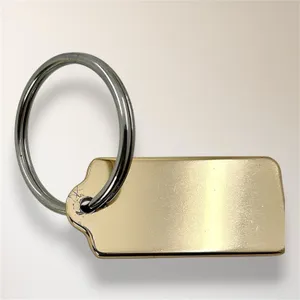 Coach New York Gold Tone Hang Tag Keychain Bag Charm‎ Fob Large Split Ring thumbnail 2