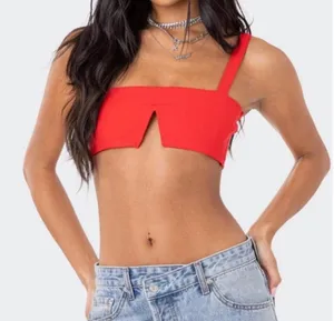 Edikted cropped red top thumbnail 1
