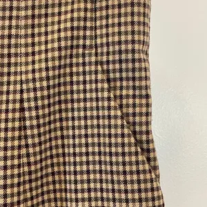 ZARA Plaid Pants - Women Size L - Brown/Tan thumbnail 5