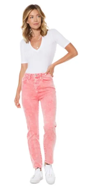 Juicy Couture Venice jeans in Calypso Coral thumbnail 1