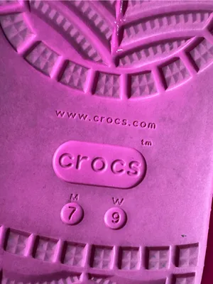 CROCS Crush Classic platform Clog hot pink size women’s 9 / men’s 7 thumbnail 5