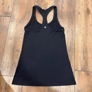 Lululemon Cool Racerback II Tank Top Women’s Size 6 Black Activewear Gym Yoga thumbnail 5