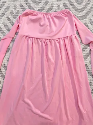 Light Pink Strapless Dress Small/Medium thumbnail 2