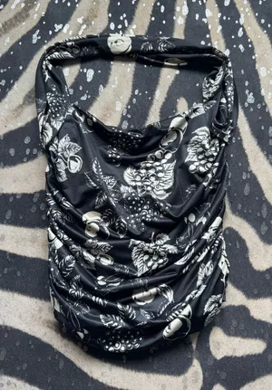 Free People Tommie Ruched Satin Top thumbnail 1