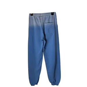 Sporty‎ & Rich Sweatpants Women Small Blue Logo Dip Dye Ombre Joggers Streetwear thumbnail 3