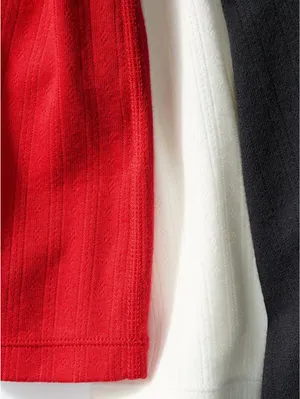 Uniqlo Pointelle Tank Top NWT Red Medium thumbnail 5