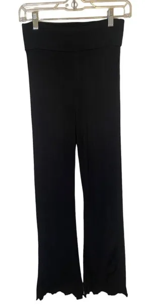 Everlane textured ribbed high rise‎ flare pant M thumbnail 1