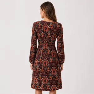 ANTHROPOLOGIE MAEVE Floral Paisley Wrap Front Dress With Belt Sz XS thumbnail 16