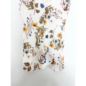 Reformation Deven Floral Print Ruffle Sleeve Mini Dress Feminine Coquette Chic thumbnail 11