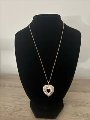 Rose Gold Plated Sterling Silver Baguette Cz Heart Necklace 18” thumbnail 9