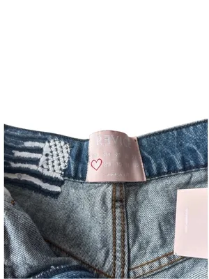 Revice Denim Flower Child Patchwork Shorts thumbnail 8