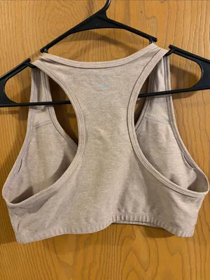 Beyond Yoga Women's Birch Heather Spacedye Lift Your Spirits Sports Bra XL thumbnail 6