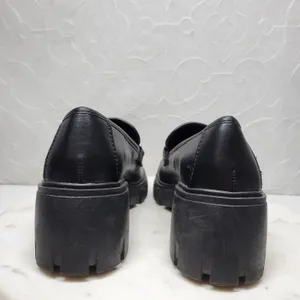 Madden Girl Hoxtonn Chunky Platform Loafer Womens 8 Black Chain Lug Sole‎ Grunge thumbnail 11