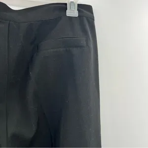 Clara Sun Woo Pants Womens L Black Wide Leg Stretch Career Trousers Pockets thumbnail 4