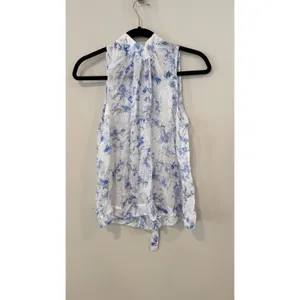 Revolve Bella Dahl Tie Back Halter Sheer Top Size Small a1610 thumbnail 2